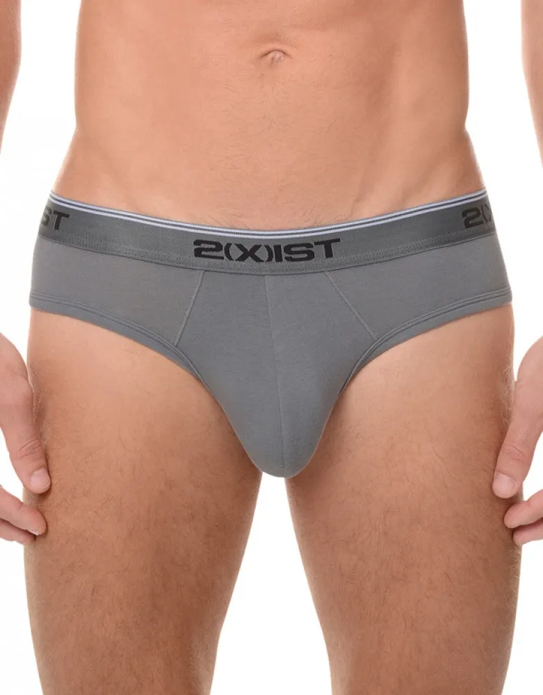 2xist Men's 3-Pack Stretch Core No-Show Brief 021320