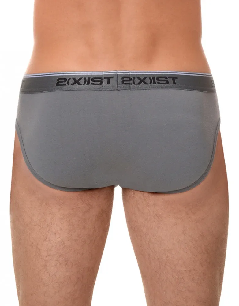 2xist Men's 3-Pack Stretch Core No-Show Brief 021320