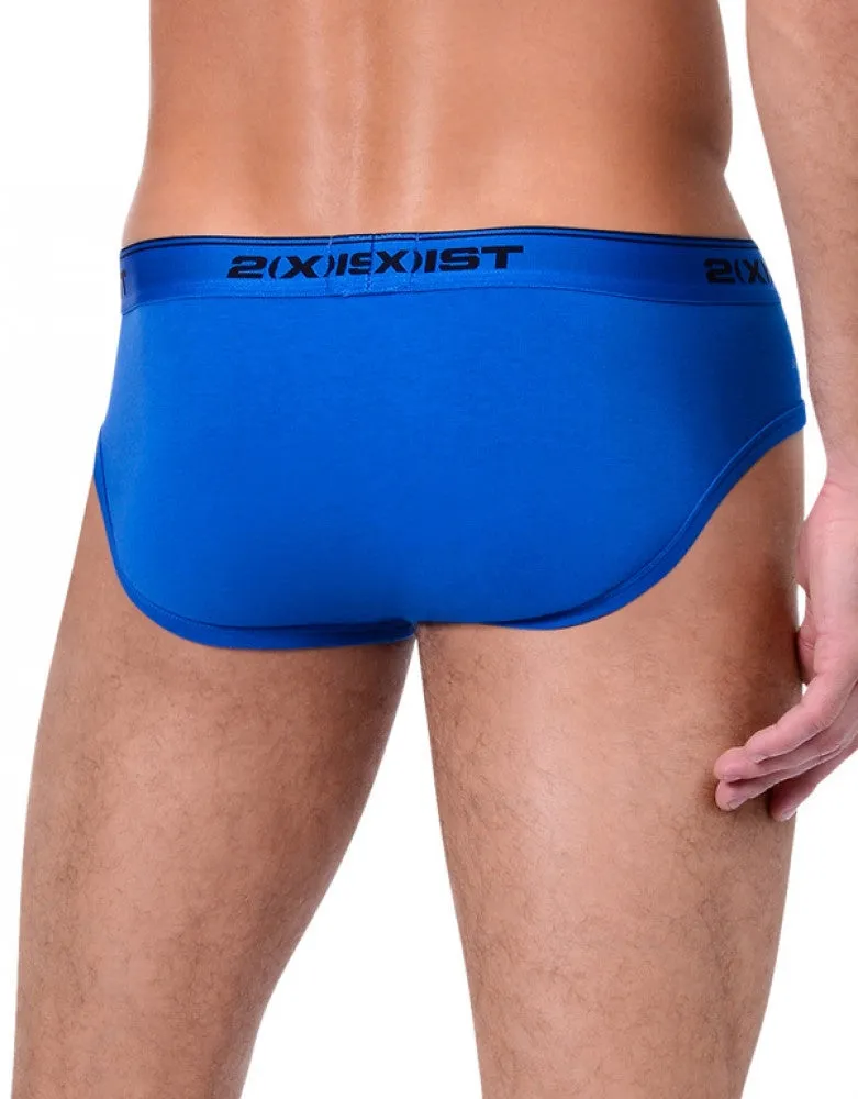 2xist Men's 3-Pack Stretch Core No-Show Brief 021320