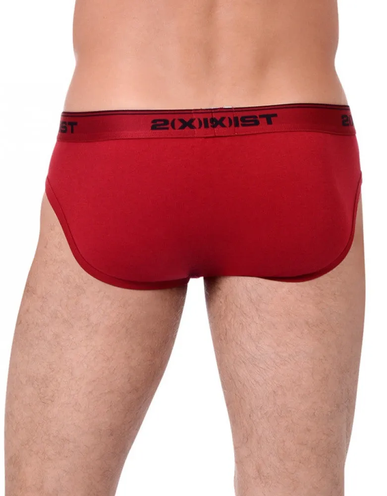 2xist Men's 3-Pack Stretch Core No-Show Brief 021320