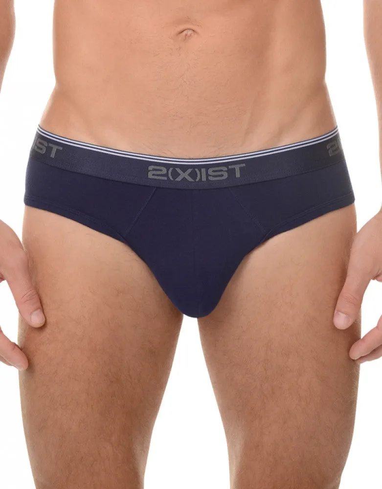 2xist Men's 3-Pack Stretch Core No-Show Brief 021320