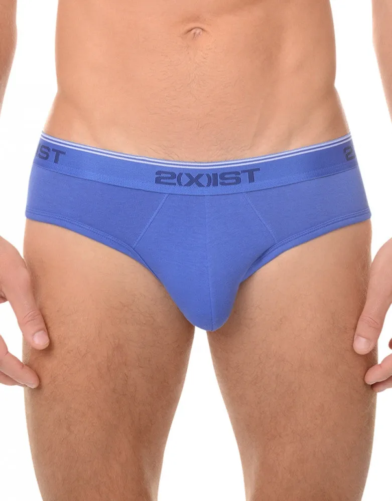 2xist Men's 3-Pack Stretch Core No-Show Brief 021320