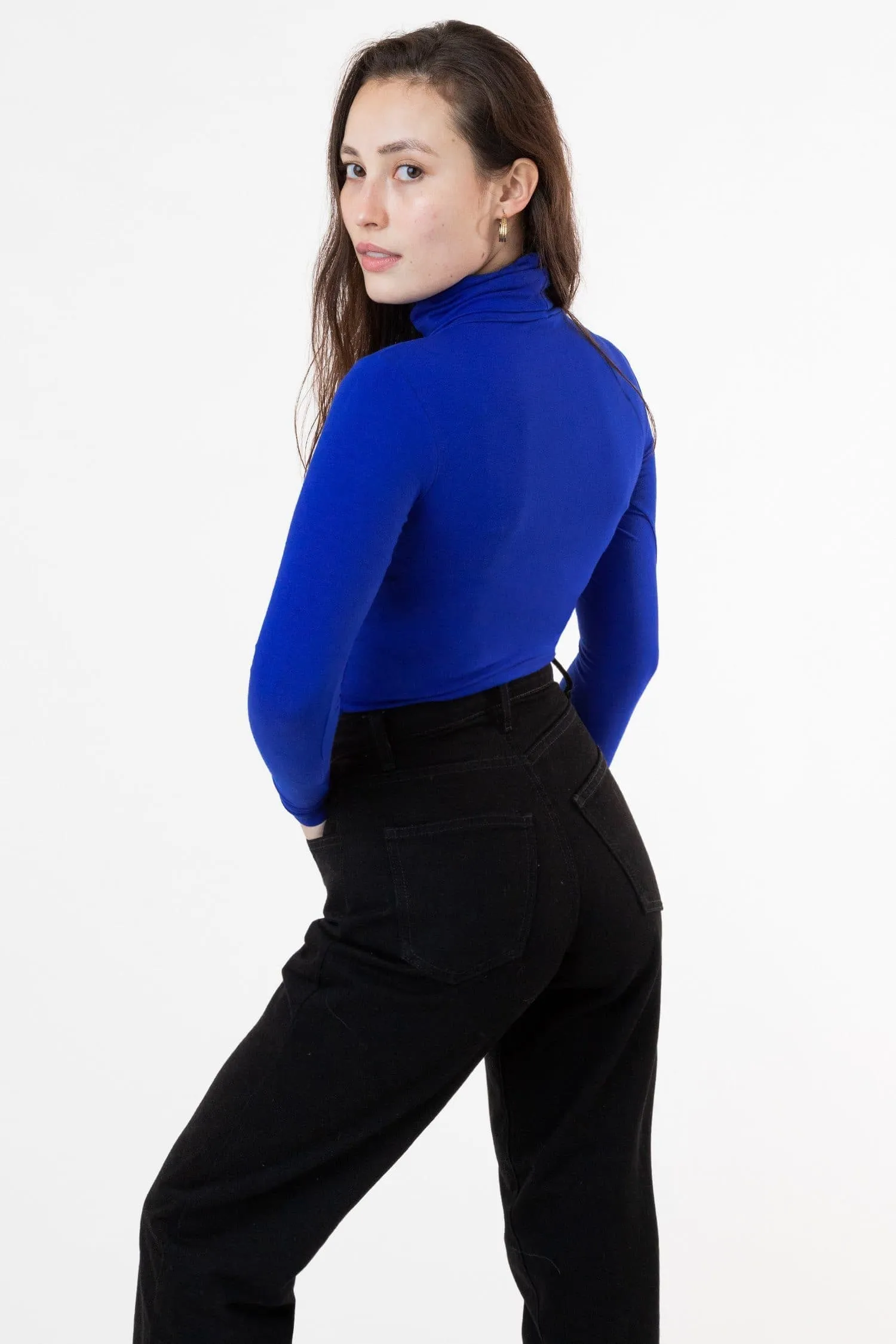 8306GD - Cotton Spandex Garment Dye Turtleneck