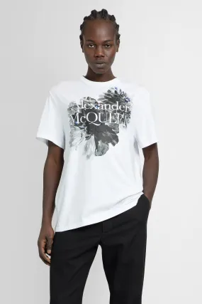 ALEXANDER MCQUEEN MAN WHITE T-SHIRTS & TANK TOPS