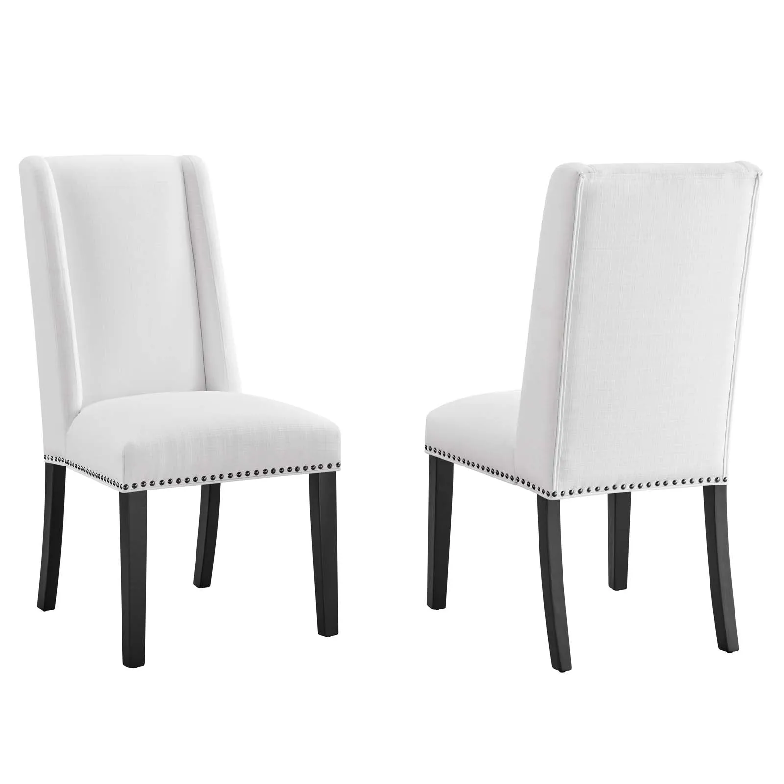 Baron Dining Chair Fabric Set of 2 by Modway