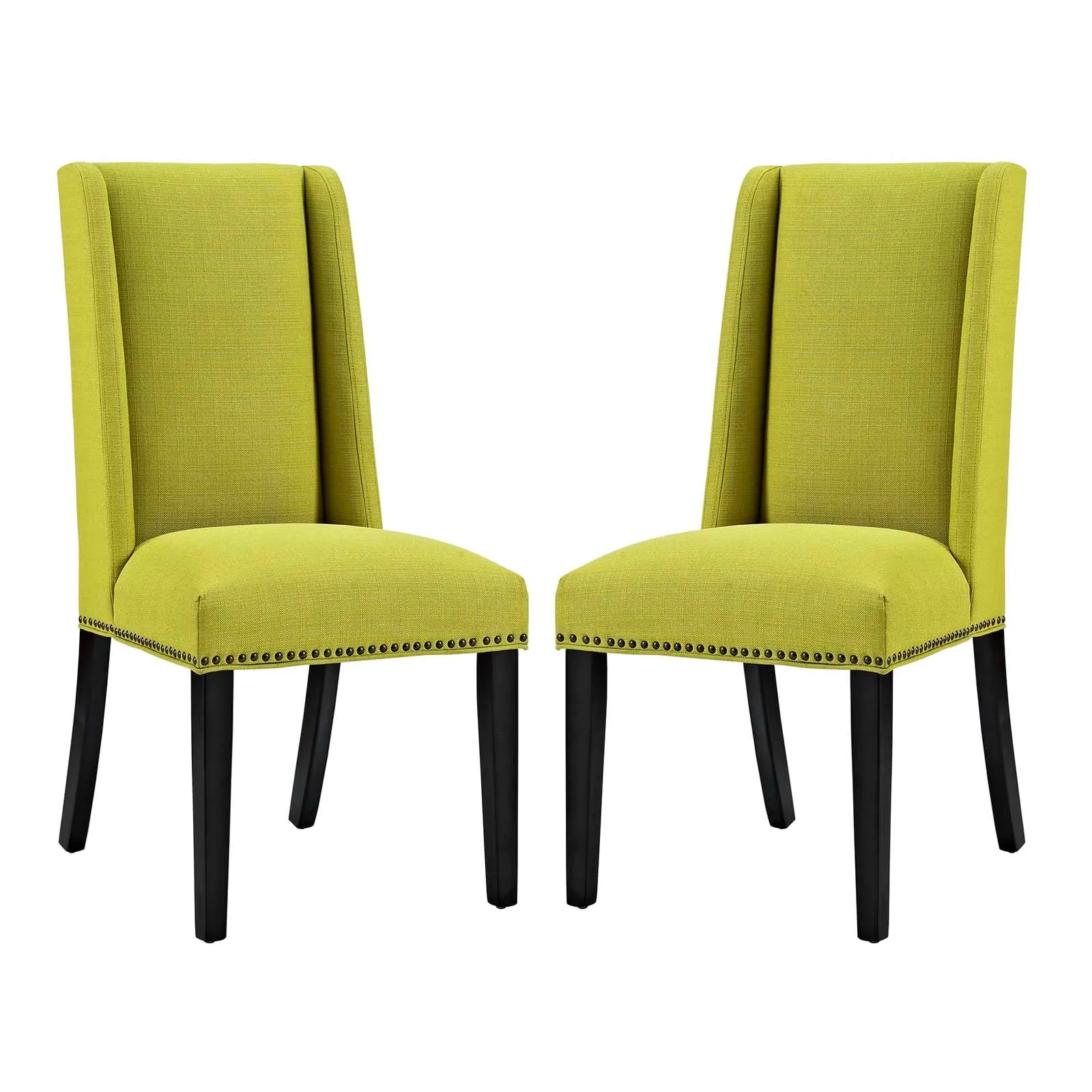 Baron Dining Chair Fabric Set of 2 by Modway