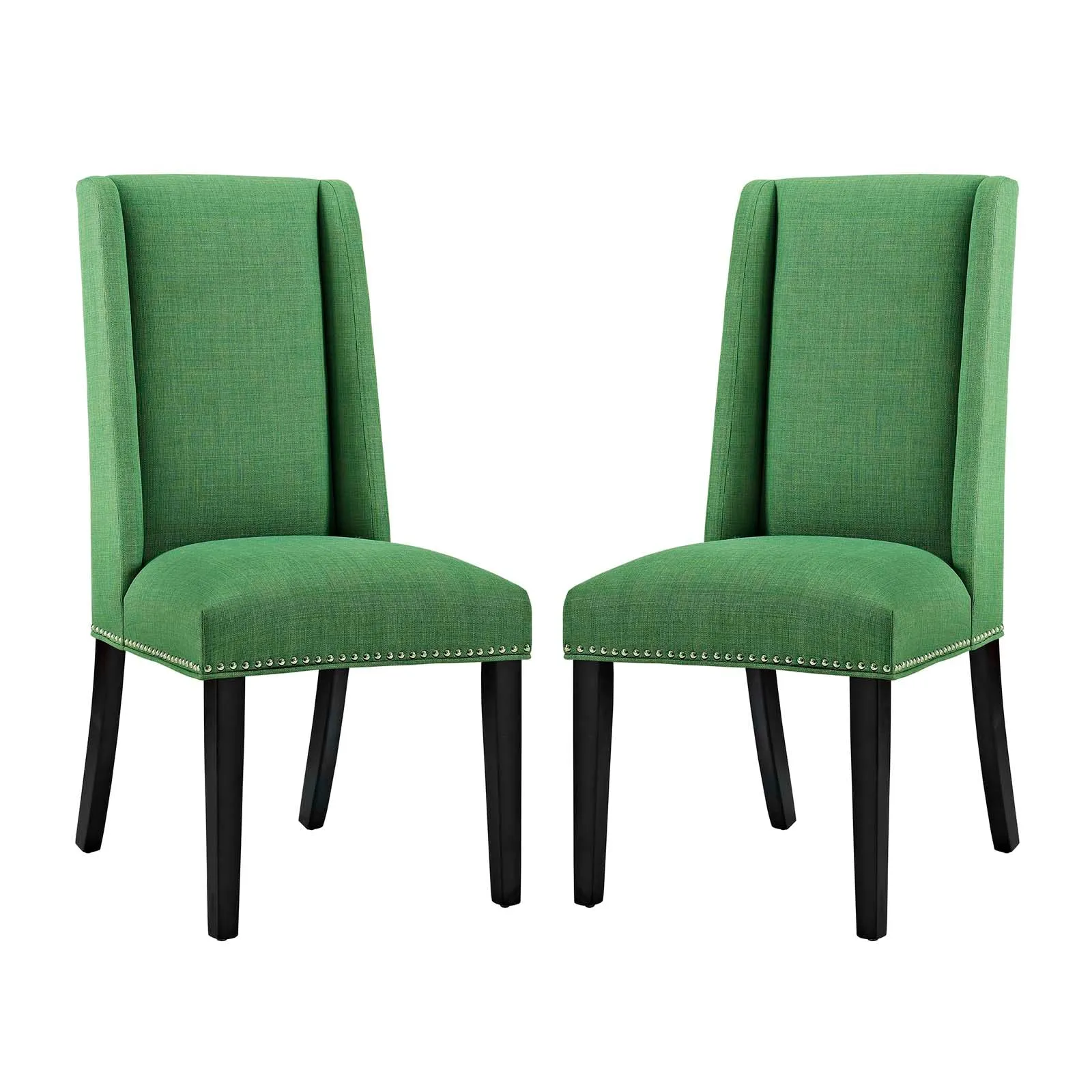 Baron Dining Chair Fabric Set of 2 by Modway