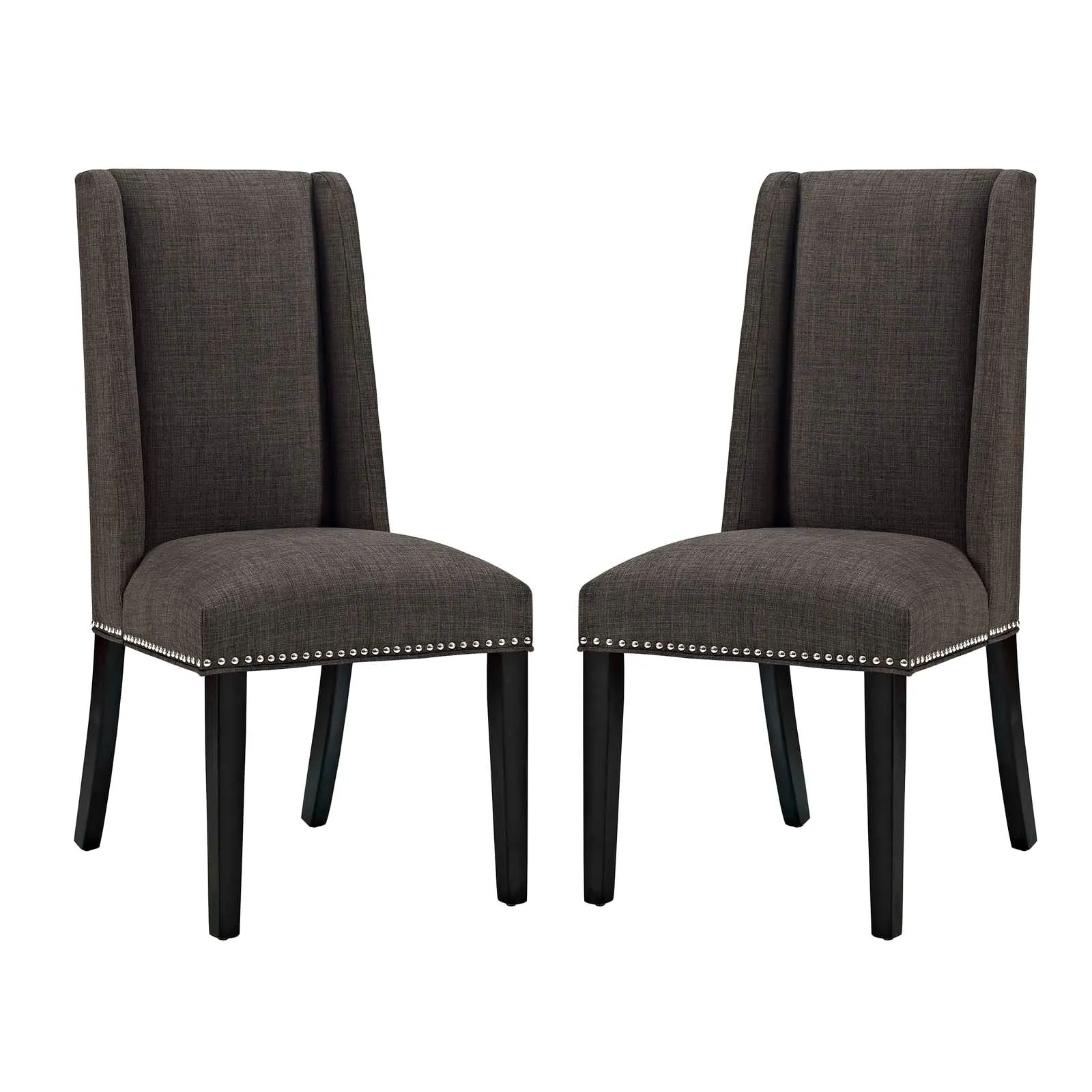 Baron Dining Chair Fabric Set of 2 by Modway