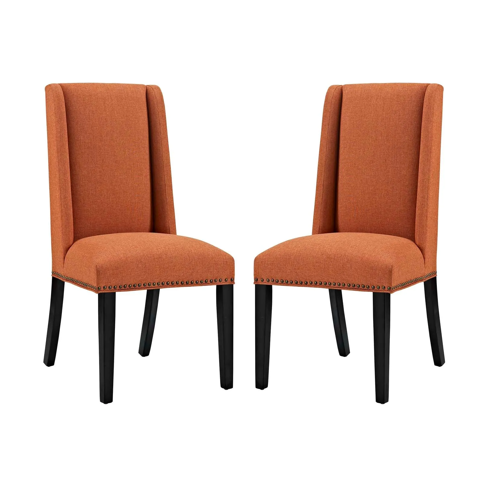 Baron Dining Chair Fabric Set of 2 by Modway