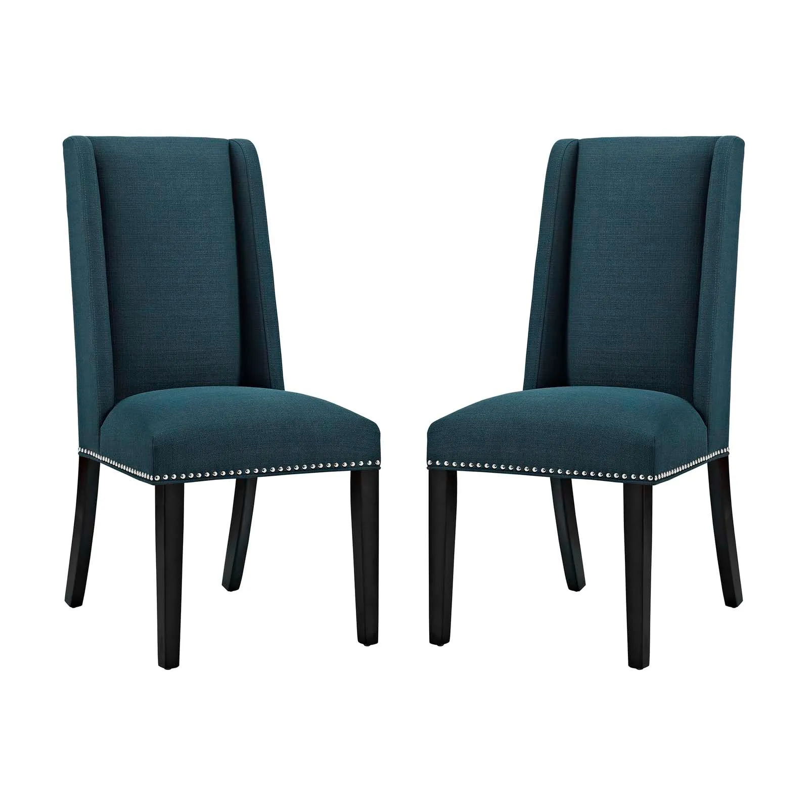 Baron Dining Chair Fabric Set of 2 by Modway