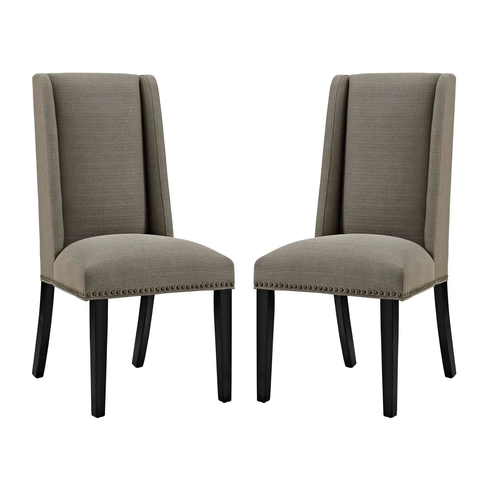 Baron Dining Chair Fabric Set of 2 by Modway