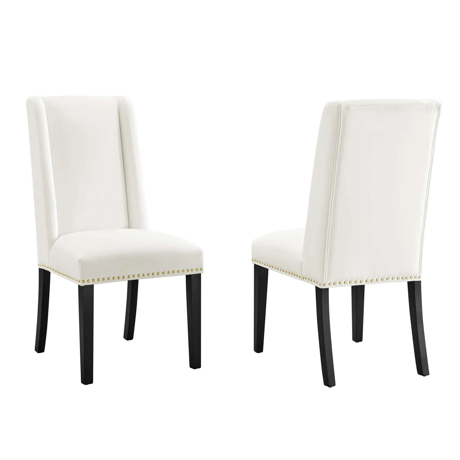 Baron Performance Velvet Dining Chairs - Set of 2 by Modway