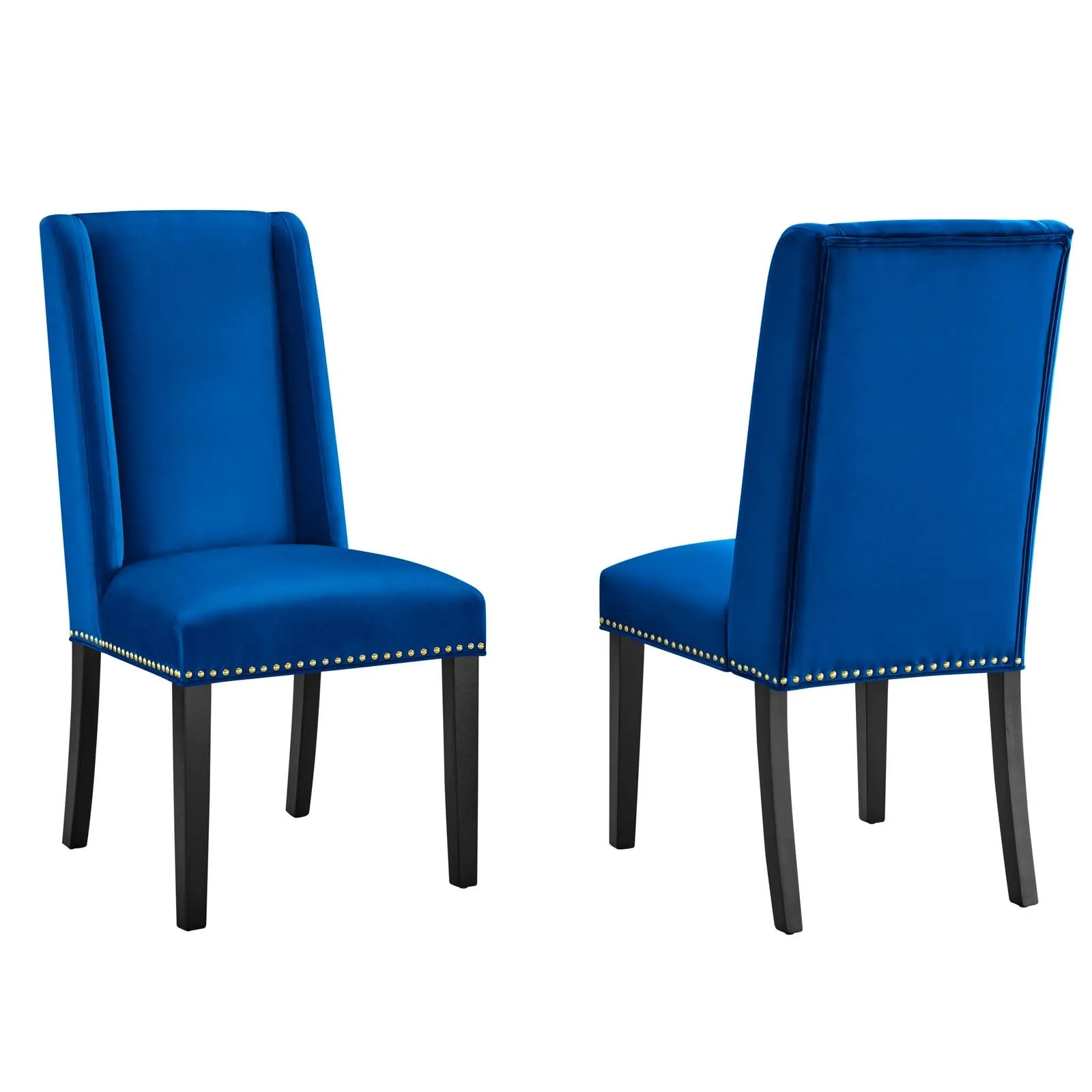 Baron Performance Velvet Dining Chairs - Set of 2 by Modway