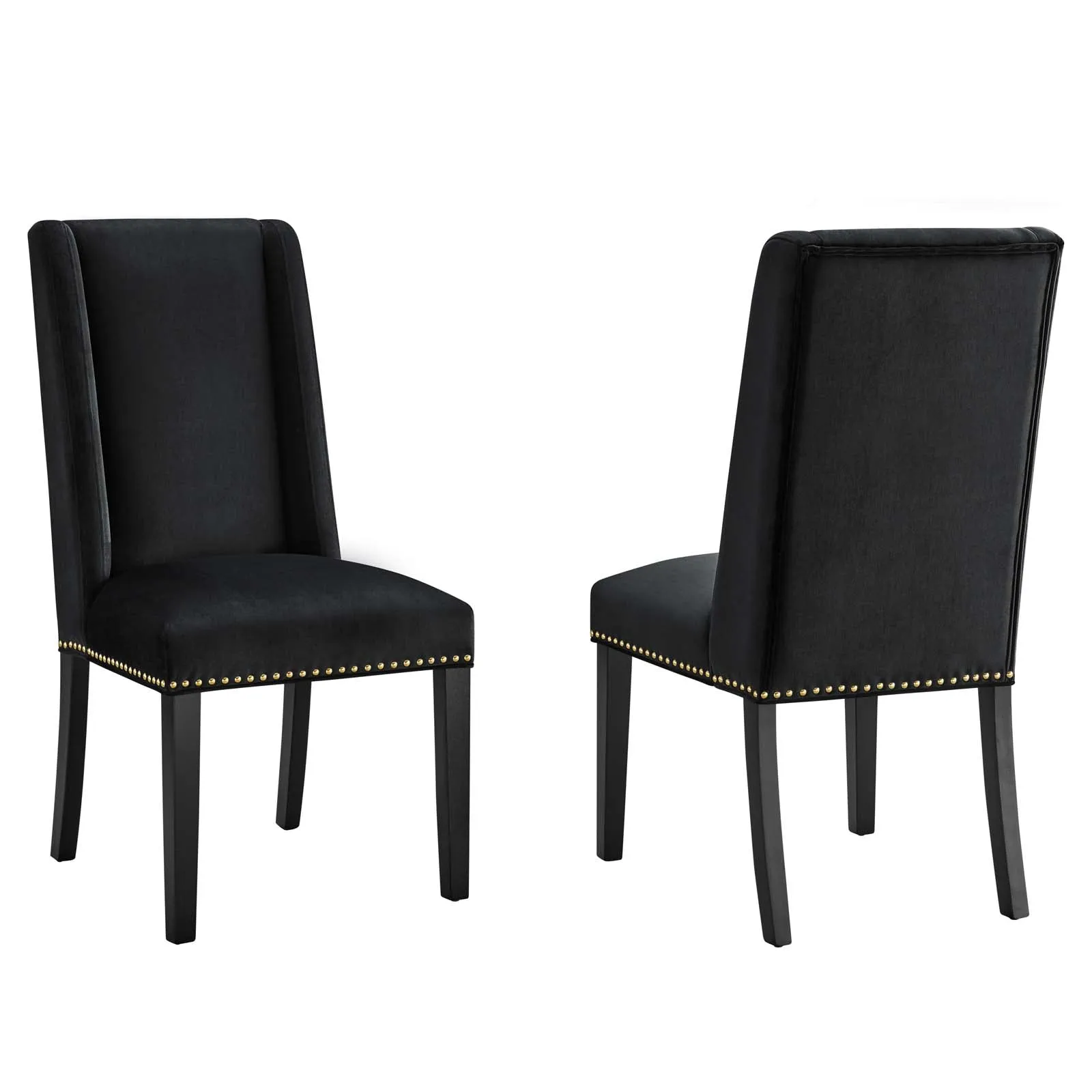 Baron Performance Velvet Dining Chairs - Set of 2 by Modway