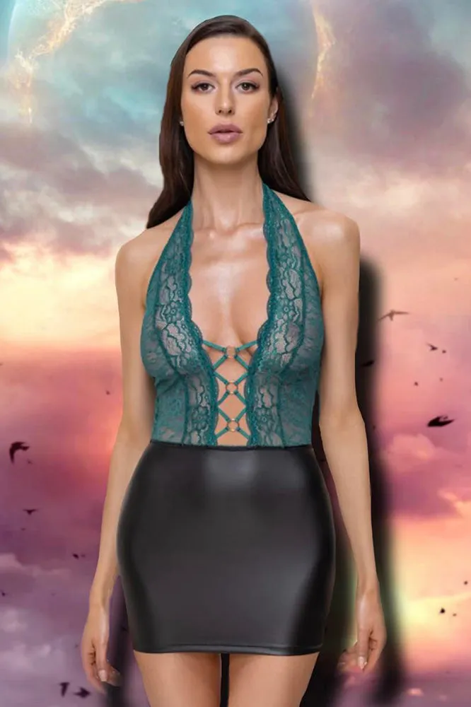 Cottelli Lingerie Teal Dress