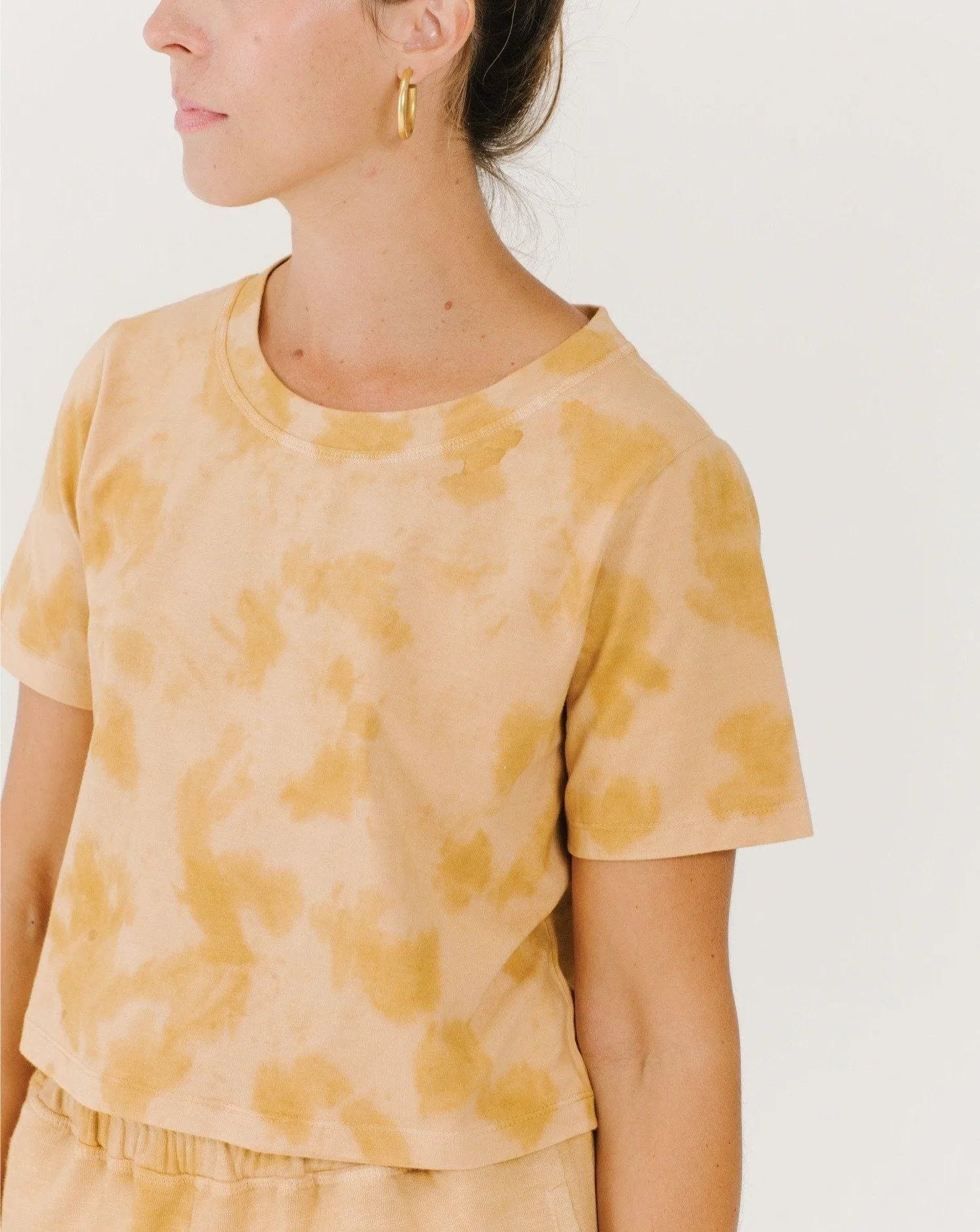 Cropped Organic Tee | Sunset