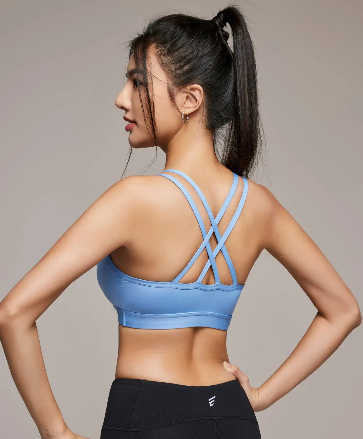 Energized Bohemian Explorer Balance Cross-Back Sports Bra with Print