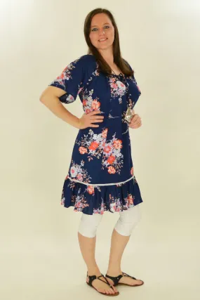 Fern's Flower Tunic Top