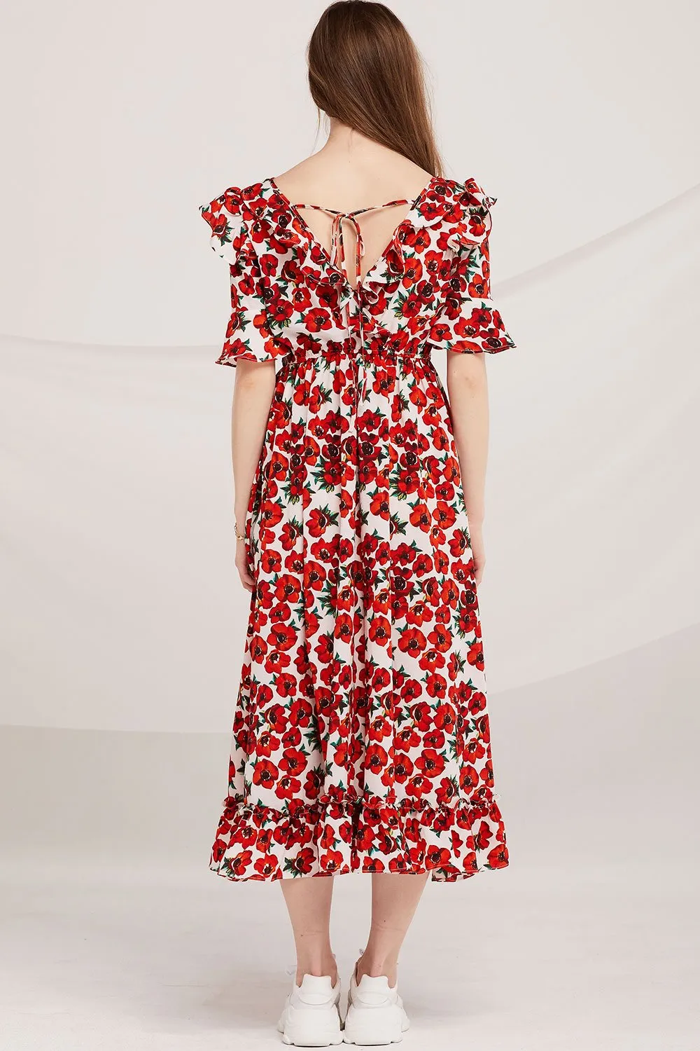 Kenley Floral Blossom Wrap Dress