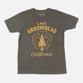 Lake Arrowhead California Unisex T-shirt - Made in USA: L / Unisex / Black