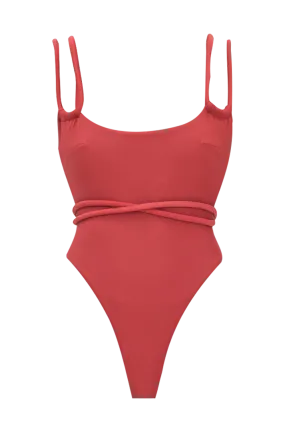 Lima Red One Piece Swimsuit