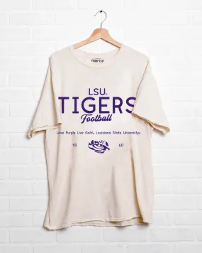 LSU Tigers Shot Off Off White Thrifted Tee