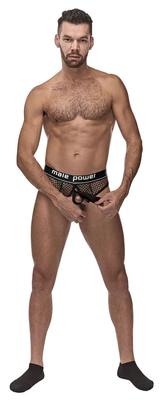 Male Power 410-260 Cockpit C-Ring Thong Black