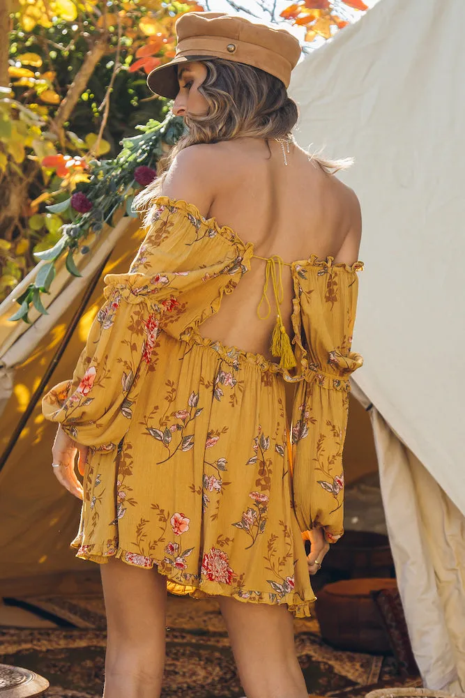 Melrose Dress Mustard