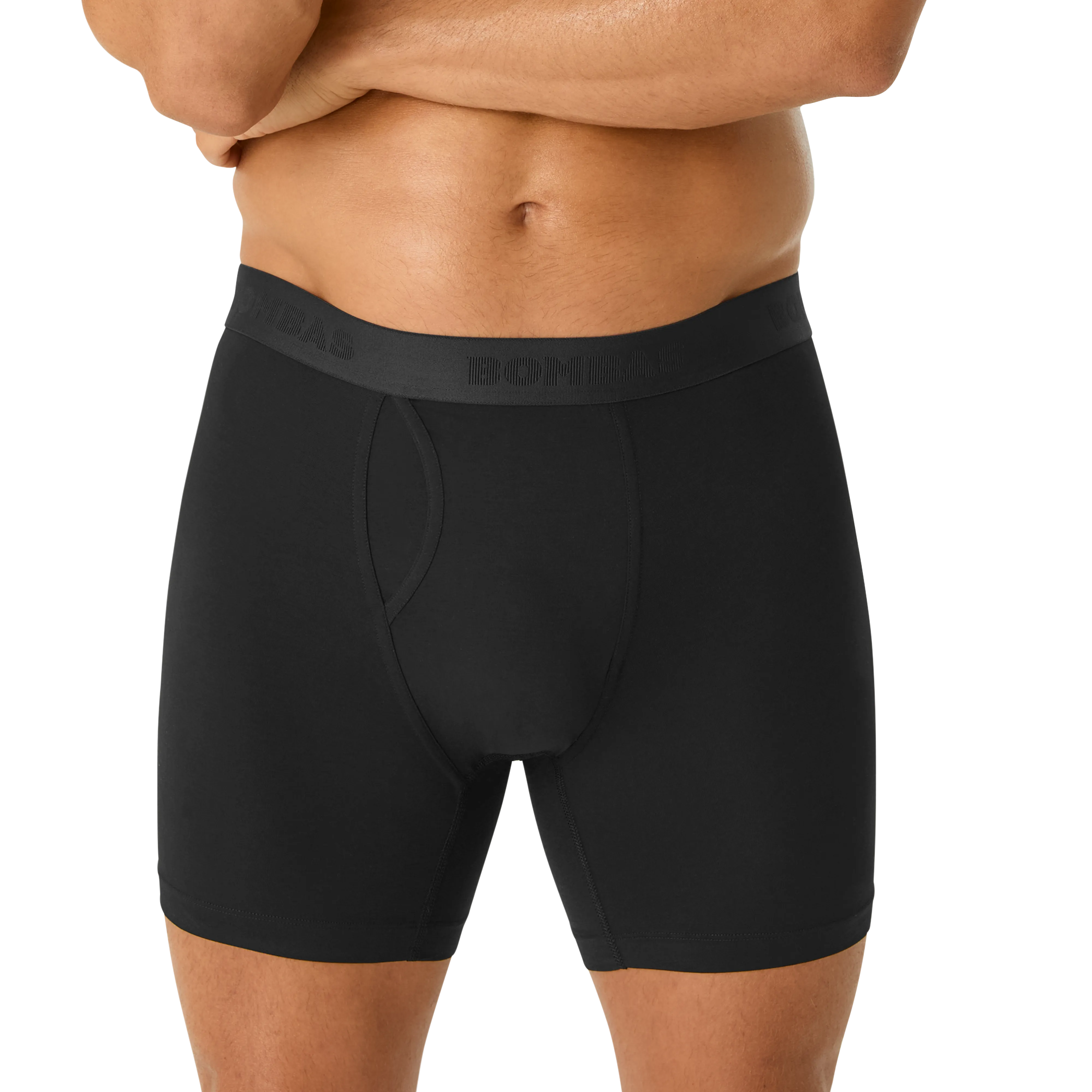 Men's Cotton Modal Blend Boxer Brief - Classic Fly 6-Pack