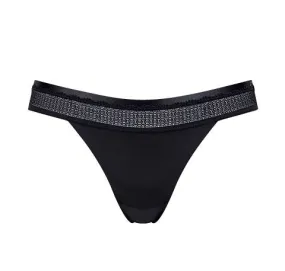 Microfibre tanga [Black]