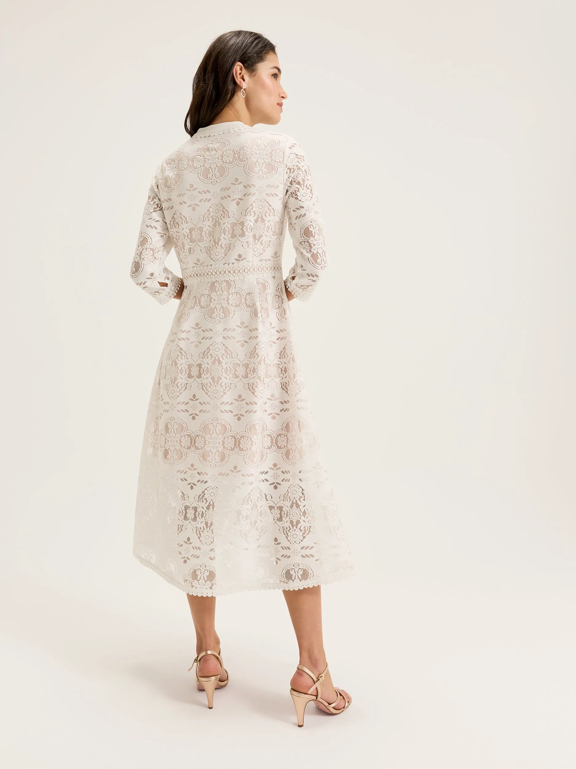 Nostalgia Lace Shirtdress