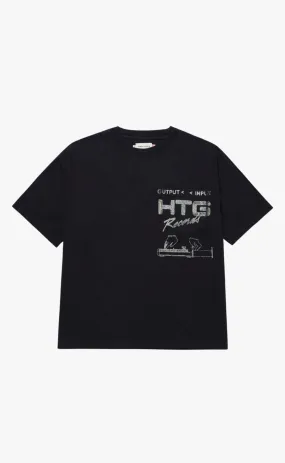 RECORDS BLACK T-SHIRT