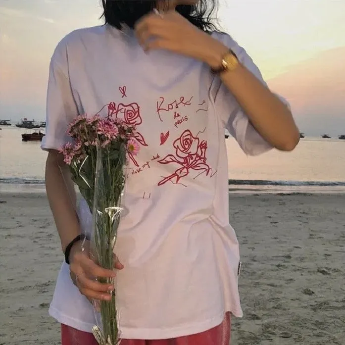 Rose de paris T-Shirt