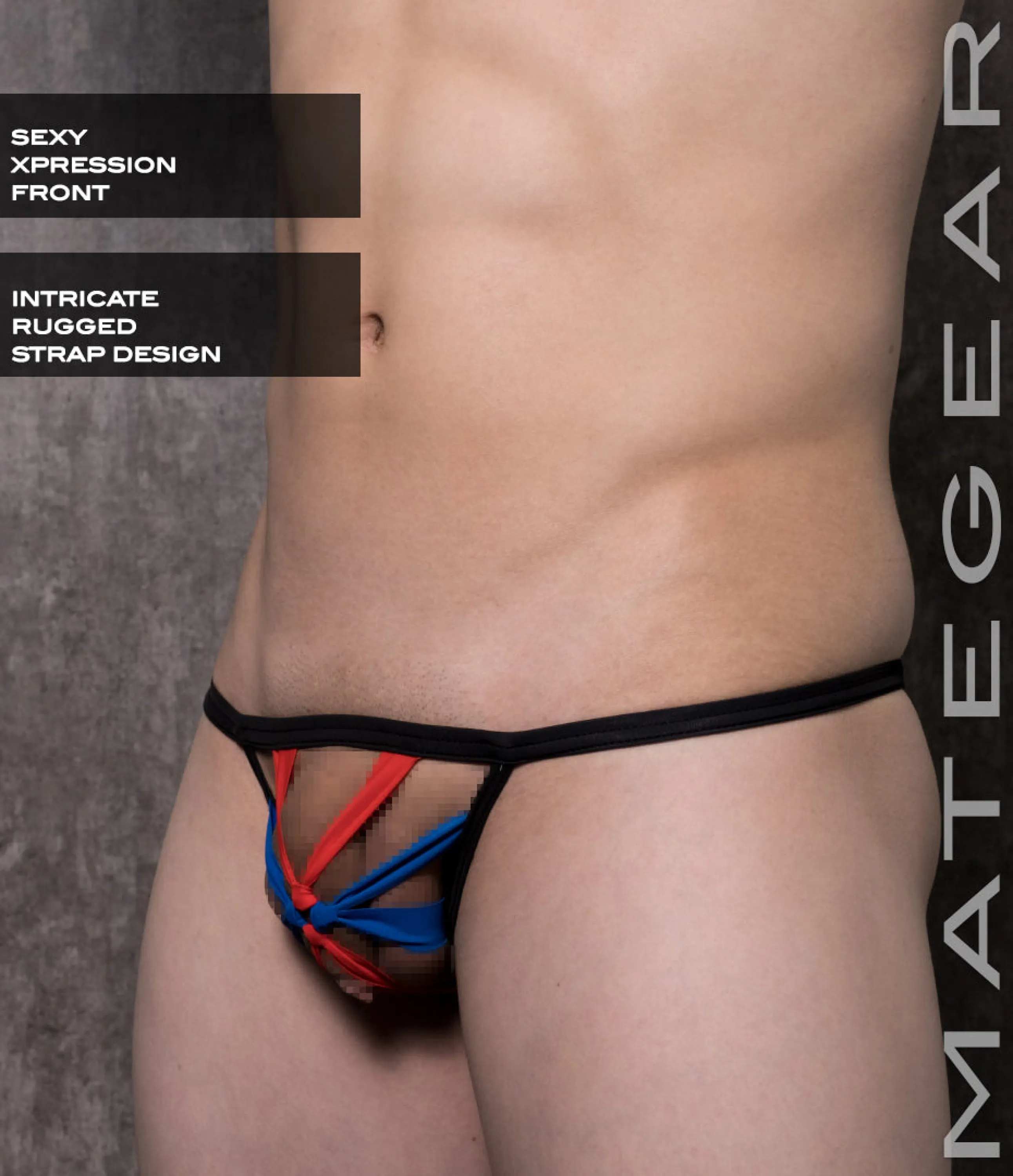 Sexy Mens Underwear Xpression Mini Bikini - Mi Jin (Rugged Strap Front)